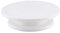 Plato Giratorio para Tartas - Soporte con Base Antideslizante para Decoración de Pasteles, Galletas, Magdalenas - Herramientas de Hornear (Blanco)