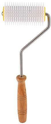 Rodillo para destapar, peine de abeja para apicultura, rodillo de aguja de destapar de plástico para extraer el equipo de miel de abeja perfecto