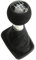Newtown2700-parts Schaltknauf 5 Gang Schaltmanschette aus Mikrofaser kompatibel für VW Golf 4 Bora - Schwarz Lochgröße 23 mm
