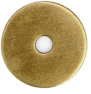 Tiazza Lot de 10 rondelles rondes en laiton uni pour décoration de meubles classiques
