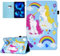 Funda para iPad Air 11 Pulgadas M2 2024, iPad Air 6ª/5ª/4ª Generación (2024/2022/2020) 10,9 Pulgadas, Protectora Carcasa Cover con Auto-Sueño/Estela para iPad Air 11 Pulgadas 2024, Unicornio Colorido