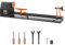 VEVOR Tornio per Legno da Banco 0,5 HP 370 W di Potenza Tornio Elettrico per Legno, 4 Velocità Regolabili 885/1245/1715/2425 giri/min 350 x 970 mm, con Scalpello Piastra Frontale Chiave Esagonale ecc