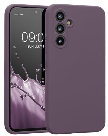 kwmobile Hülle kompatibel mit Samsung Galaxy A54 5G Hülle - A54 Case gummiert - Silikon Handyhülle - Schutzhülle Helle Iris