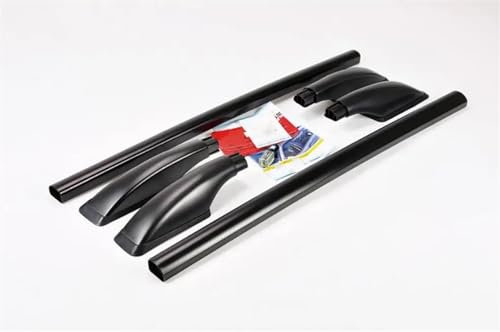 Roof Racks Für Nissan Für Navara D22 Für Navara D40 1,2 m Auto Dach Rack Gepäck Träger Bar Auto Dachreling Dachträger (Farbe : Schwarz)