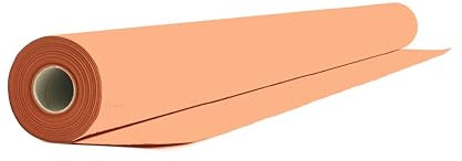 AROBA 1x Airlaid Tischläufer (Pfirsich, 40 cm x 24 m) - Stoffähnliche Tischläufer - Tischband Tischtuchrolle Tischdeko für Hotel Catering Geburtstag Restaurants Kommunion Taufe