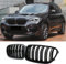 Jinpengyong Glänzender Schwarzer Doppelsteg-Kühlergrill für BMW X3 G01 (2018-2021), X4 G02 (2019-2021): Elegante Nieren-Design Gitter