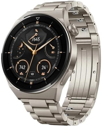 Svincoter Correa de Metal de titanio de 22mm apta for HUAWEI Watch 4 Pro Correas aptas for HUAWEI GT4 3 46mm/GT3/GT 2 46mm/GT2 Pro pulsera de reloj(Titanium Quick)