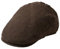 TOP-EX Schiebermütze Herren Wollmischung Flatcap für Große köpfe Newsboy Schirmmütze Baskenmütze Cap Vintage Caps Barrett Ivy Gatsby Tweed Beret Peaked Cap für Golf Driver Fischgrät_Braun XXL
