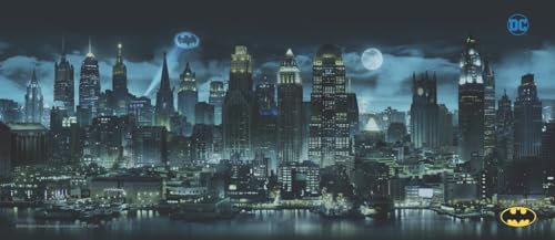 Trend Setters DC Comics – Batman Gotham City Skyline – langlebiger FilmPix Fotoeinsatz – nicht aus Papier – offiziell lizenziertes Sammlerstück – hergestellt für unsere FilmPix LED-Lampe (separat