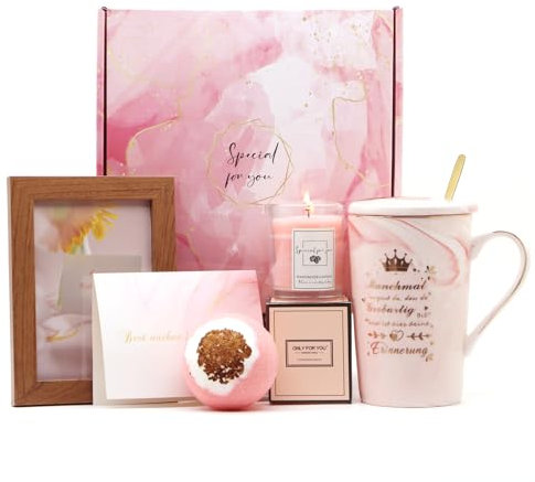 Bosillsm Geschenke für Frauen Freundin,Geburtstagsgeschenk für Frauen,Valentinstag Becher Geschenk für Sie,Geschenke für Freundin Schwester Kollegin Ehefrau Tante und Mutter