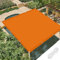 Quadratisches Sonnensegel, 1,5 x 2 m, mit 98 % UV-Block, Orange, für Außenbereich, Terrasse, Hinterhof, Schwimmbad, Abdeckplane, Polyester-Netzgewebe mit Ösen für einfache Installation.