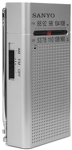 Radio Vertical Tamaño Bolsillo Sanyo Modelo Ks123p