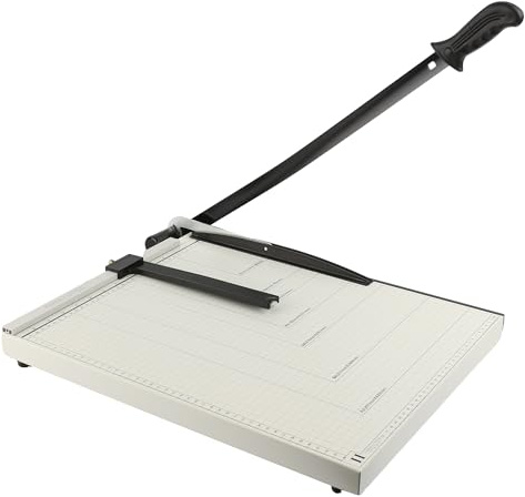 Guillotine Coupe-papier A3 avec Base en Métal, Massicot Capacité 12 Feuilles Compatible avec le papier A3 A4 A5 B5 B6 B7