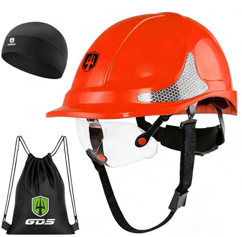 GREEN DEVIL 2910VR Schutzhelm EN397 Arbeitshelm Sicherheitshelm Baustelle Industrie Belüftung Ratscheneinstellung Bequem ABS-Material Sweatband