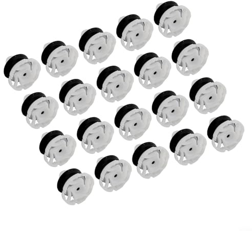 Autotür Innenverkleidung Clips Befestigungen, 20 Stück Set, Nylon Retainer Clips für Innentür Dekoration Panel Schnalle, Kompatibel mit mehreren Fahrzeugmodellen, Einfache Installation Ersatzteile