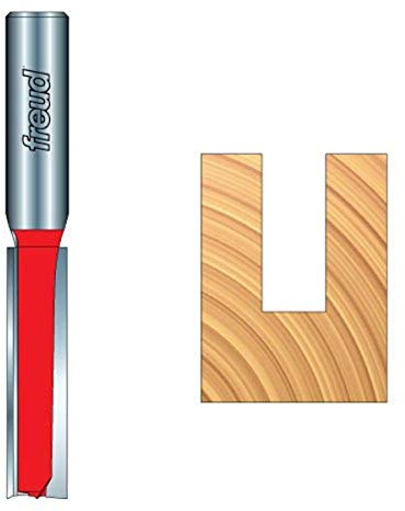 Freud 12-162: 13/16 (Dia.) Double Flute Straight Bit with 1/2 Shank