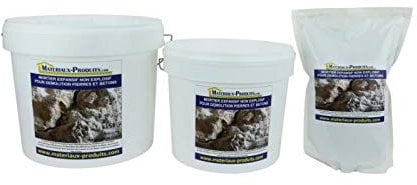MATPRO Mortier expansif non explosif pour démolition pierres et betons version été 5 Kg Gris