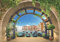 Forwall Fototapete 3D Italien Venedig Boote Fenster Aussicht Wohnzimmer Schlafzimmer Vlies Tapete Wandtapete UV-Beständig Hohe Auflösung Montagefertig (11511, VEXXXXL (416x290 cm) 4 Bahnen)