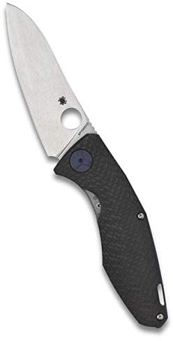 Spyderco C235CFTIP-Messer, Schwarz, Klinge 75 mm