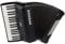 Hohner Bravo III 72 SilentKey Akkordeon (schönes Akkorden mit 34 Piano-Tasten, 4 Standardbass Chöre, 72 Standardbässe, inkl. Trageriemen und Gigbag) Schwarz