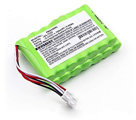 subtel, Akku für Etikettendrucker kompatibel mit Brother BA-7000, P-Touch PT-7600 Label Printer (8.4V, 700mAh) 2 Stück