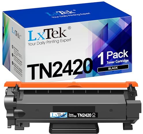 LxTek Toner TN2420 TN2410 Kompatibel für Brother TN 2420 TN-2420 TN-2410 für Brother MFC-L2710DW MFC-L2710DN HL-L2350DW HL-L2375DW DCP-L2530DW MFC-L2750DW MFC-L2730DW HL-L2310D (TN2420 Schwarz)