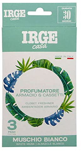 Irge Bustine Profumate 3 pz Muschio Bianco