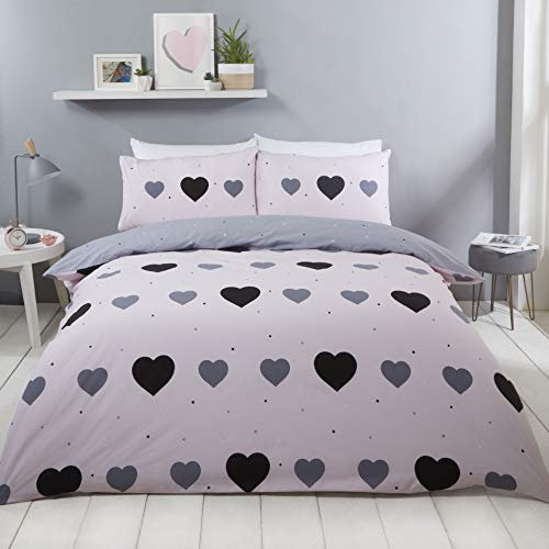 Rapport Home Rapport Miley Wende-Bettbezug, Polycotton, Mehrfarbig, Einzelbett, Polyester