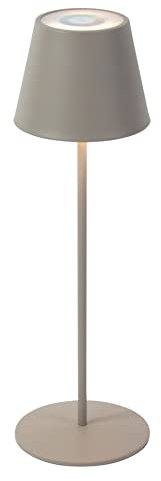 LED TischleuchteLys (taupe, Akku, m. Farbwechsel- und Dimmfunktion)