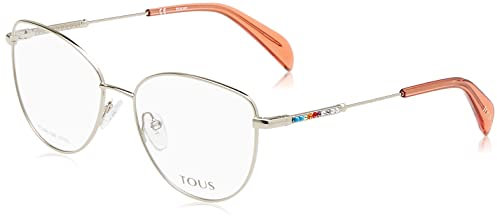 TOUS Damen Vto434v Sonnenbrille, Shiny Light Gold, 52