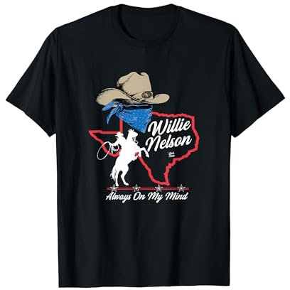 Offizielles Willie Nelson Always On My Mind Weiß T-Shirt