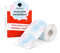 Phomemo M110 M120 M200 M220 M221 Welliges rundes Kreis-Etikett – Thermo-Etiketten für Preis, Name, Adresse, Logo, Barcode, 50 mm x 50 mm, Blau und Rosa Farbverlauf (1 Rolle)