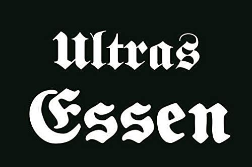 U24 Aufkleber Ultras Essen Flagge Fahne 8 x 5 cm Autoaufkleber Sticker
