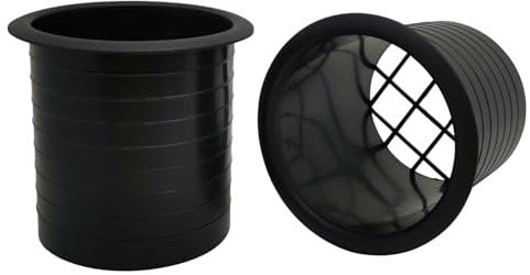 HiQltyla Lautsprechergehäuse-Anschlussröhren für PA/DJ-Lautsprecherschränke, Subwoofer, Bassreflexröhre, Bassbox-Entlüftung, 10,2 cm Durchmesser, 11,4 cm Länge, 2 Stück