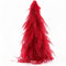 MIJOMA Weihnachtsbaum aus Federn - EIN festliches Update für jedes Zuhause, 25cm, Dunkelrot, Feder-Weihnachtsbaum - Perfekt als Tischdekoration oder Schaufenster-Deko zur Weihnachtszeit
