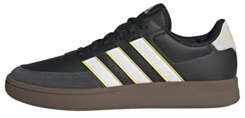 adidas Breaknet 2.0 Shoes, Zapatillas Hombre, Core Black FTWR White Yellow, 42 EU