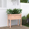 Juroupi Jardinières avec Pieds 70x31x70 cm Bois Massif Douglas,Jardiniere sur Pieds,Bac avec Treillis,Jardiniere Terrasse