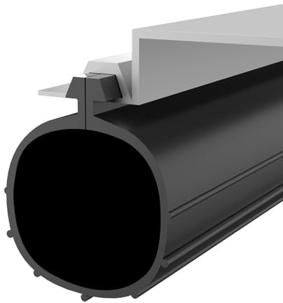 Joint de bas de porte de garage – 3 m résistant aux intempéries en caoutchouc EPDM pour porte de garage Clopay Hzetuu