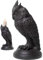 Lpitoy Gothic Kerzenständer, Gothic Eule Figur Kerzenhalter Kerzenständer, Gothic Home Decor Halloween Kerzenständer Dekoration