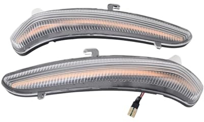 Indicatori di Direzione Dinamiche a LED per Citroen C3 III (2017-2024), C4 e Cactus (2018-2021), 2PCS a LED, Nero, RXRJSU