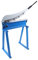 500mm Manual Metal Shear Cutter, 16 Gauge 1.5mm Sheet Metal Guillotine Shear, High Accuracy Plate Cutter with Stand, 80x38x130cm