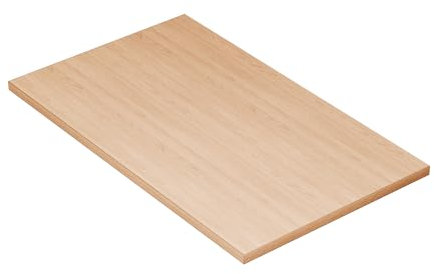 KESSLER PRO Spanplatte 28mm 100x60cm - Tischplatte für Möbelbau DIY - für Küche, Garage oder Werkstatt mit Verstärkten ABS-Kanten, Buche