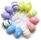 12-Pack Easter Colored Eggs - Plastic Decorative Eggs for Easter Basket Stuffers, Spring Party Decor, Kids Easter Egg Hunt Toys (Assorted Colors)