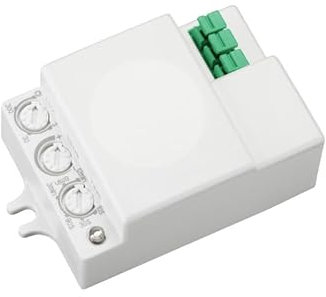 NCC Licht Mikrowellen Bewegungsmelder Weiß IP20 max. 300W / 1200W bis zu 15m