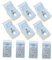 Hemobllo 10 Piezas Hebilla de fijación del lavabo clips para fregadero debajo del montaje manija de la cesta de drenaje kit de soporte para fregadero bajo encimera Acero galvanizado Plata