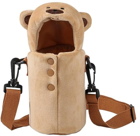 Water Bottle Sleeve - Insulated Carrier Bag with Adjustable Shoulder Strap for Water Bottled Protection, Portable Sling Holder Pouch for Hiking, Travel, Gym, Outdoor, Daily Use, Sturdy Material