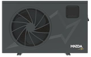 Mazda Original 80 Pompe à Chaleur de Piscine, pour Bassin jusqu'à 80 m3, Gris