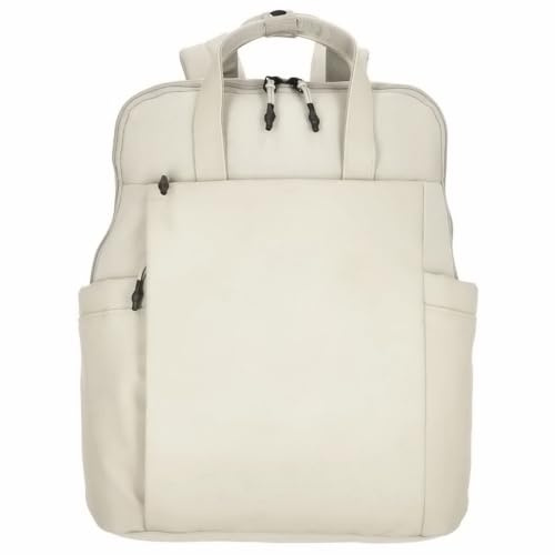Kenorada Leisure RS81-F Laptop Rucksack | Leichter Daypack mit gepolstertem Laptopfach | Anti-Diebstahlfach | verstellbare Schulterriemen (beige)