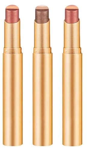 3 Pezzi Stick Per Ombretto Stick Ombre Per Occhio A Doppio Colore 2 In 1 Shimmer Shimmer Eye Makeup Style A Matita Per Ombretto, Sfumato Brillante Matita Eyeliner Illuminante per Trucco Occhi Donna
