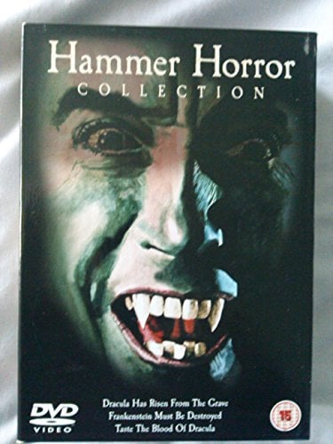 Hammer Horror Collection DVD Very Rare Box Set Contains - Dracula has risen from the Grave / Frankenstein must be destroyed / Taste the Blood of Dracula REGION 2 Peter Cushing Christopher Lee